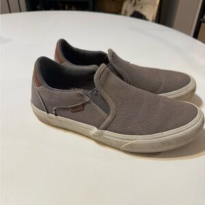 Vans Men's Taupe Slip-On Loafers